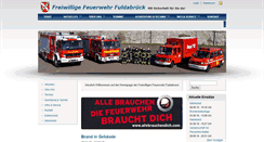 Desktop Screenshot of feuerwehr-fuldabrueck.de