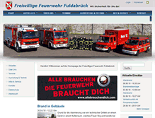 Tablet Screenshot of feuerwehr-fuldabrueck.de